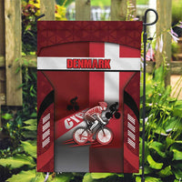 Denmark Cycling Garden Flag Sporty Style Red - Wonder Print Shop