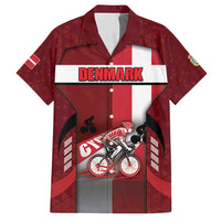 Personalized Denmark Cycling Hawaiian Shirt Sporty Style Red - Wonder Print Shop