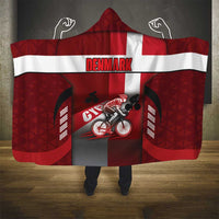 Denmark Cycling Hooded Blanket Sporty Style Red - Wonder Print Shop