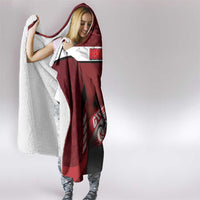 Denmark Cycling Hooded Blanket Sporty Style Red - Wonder Print Shop