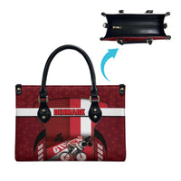 Denmark Cycling Leather Bag Sporty Style Red - Wonder Print Shop