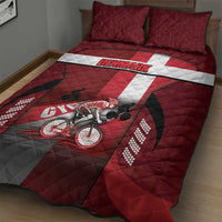 Denmark Cycling Quilt Bed Set Sporty Style Red - Wonder Print Shop