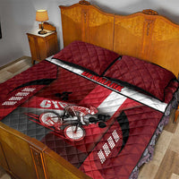 Denmark Cycling Quilt Bed Set Sporty Style Red - Wonder Print Shop