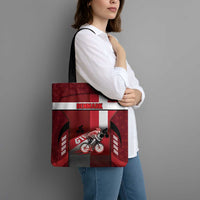Denmark Cycling Tote Bag Sporty Style Red - Wonder Print Shop