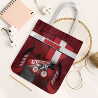 Denmark Cycling Tote Bag Sporty Style Red - Wonder Print Shop