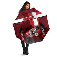 Denmark Cycling Umbrella Sporty Style Red - Wonder Print Shop