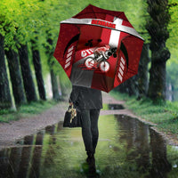 Denmark Cycling Umbrella Sporty Style Red - Wonder Print Shop