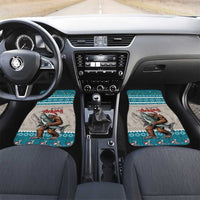 Bigfoot Fishing Christmas Car Mats Funny Style - Wonder Print Shop
