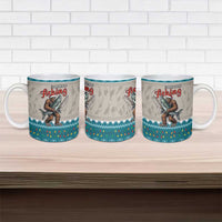 Bigfoot Fishing Christmas Ceramic Mug Funny Style - Wonder Print Shop