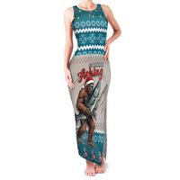 Bigfoot Fishing Christmas Family Matching Tank Maxi Dress and Hawaiian Shirt Funny Style - Wonder Print Shop
