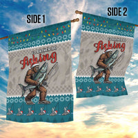 Bigfoot Fishing Christmas Garden Flag Funny Style - Wonder Print Shop