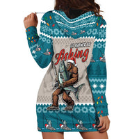 Bigfoot Fishing Christmas Hoodie Dress Funny Style - Wonder Print Shop