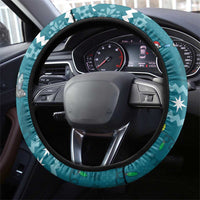 Bigfoot Fishing Christmas Steering Wheel Cover Funny Style - Wonder Print Shop