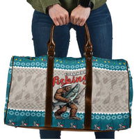 Bigfoot Fishing Christmas Travel Bag Funny Style - Wonder Print Shop