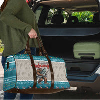 Bigfoot Fishing Christmas Travel Bag Funny Style - Wonder Print Shop