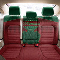 Morocco Back Car Seat Cover Royal Lion Islam Patterns - Wonder Print Shop
