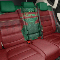 Morocco Back Car Seat Cover Royal Lion Islam Patterns - Wonder Print Shop