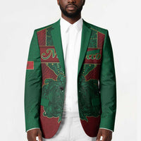 Personalized Morocco Blazer Royal Lion Islam Patterns - Wonder Print Shop