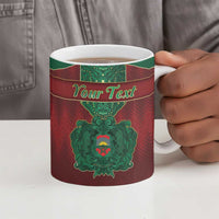 Personalized Morocco Ceramic Mug Royal Lion Islam Patterns - Wonder Print Shop
