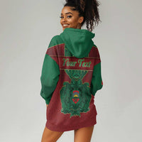 Personalized Morocco Hoodie Dress Royal Lion Islam Patterns - Wonder Print Shop