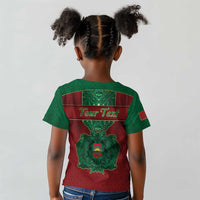Personalized Morocco Kid T shirt Royal Lion Islam Patterns - Wonder Print Shop