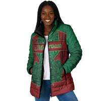 Personalized Morocco Padded Jacket Royal Lion Islam Patterns - Wonder Print Shop