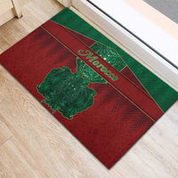Morocco Rubber Doormat Royal Lion Islam Patterns - Wonder Print Shop
