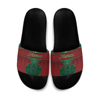 Morocco Slide Sandals Royal Lion Islam Patterns - Wonder Print Shop