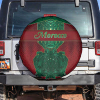 Morocco Spare Tire Cover Royal Lion Islam Patterns - Wonder Print Shop