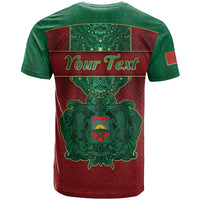 Personalized Morocco T shirt Royal Lion Islam Patterns - Wonder Print Shop