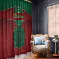 Morocco Window Curtain Royal Lion Islam Patterns - Wonder Print Shop
