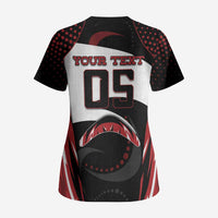 Custom Boomerang Scrub Top Unique Style