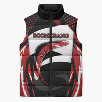 Custom Boomerang Sleeveless Puffer Jacket Unique Style