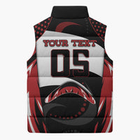 Custom Boomerang Sleeveless Puffer Jacket Unique Style