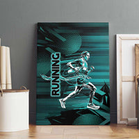 Running Canvas Wall Art Infinite Sprint Energy