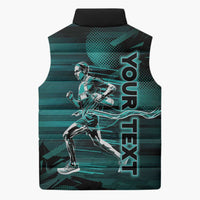 Personalized Running Sleeveless Puffer Jacket Infinite Sprint Energy