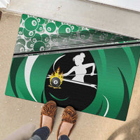 Billiards Rubber Doormat Master Of The Cue