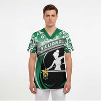 Personalized Billiards Scrub Top Master Of The Cue
