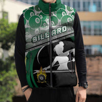 Personalized Billiards Sleeveless Puffer Jacket Master Of The Cue