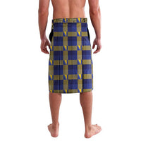 Custom Bosnia And Herzegovina Football Lavalava Fierce Dragon National Stars With Checker Patterns