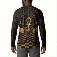 Egyptian Goddess Bastet Button Sweatshirt Ancient Mythology Sacred Black Cat