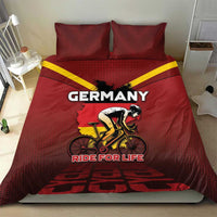 Germany Cycling Bedding Set Ride For Life - Wonder Print Shop
