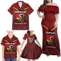 Personalized Germany Cycling Family Matching Off Shoulder Maxi Dress and Hawaiian Shirt Ride For Life - Wonder Print Shop