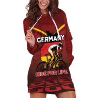 Personalized Germany Cycling Hoodie Dress Ride For Life - Wonder Print Shop