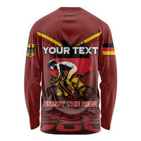 Personalized Germany Cycling Long Sleeve Shirt Ride For Life - Wonder Print Shop