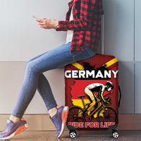 Germany Cycling Luggage Cover Ride For Life - Wonder Print Shop