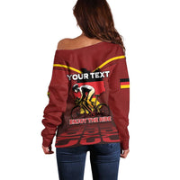 Personalized Germany Cycling Off Shoulder Sweater Ride For Life - Wonder Print Shop