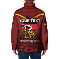 Personalized Germany Cycling Padded Jacket Ride For Life - Wonder Print Shop