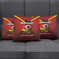 Germany Cycling Pillow Cover Ride For Life - Wonder Print Shop