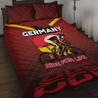 Germany Cycling Quilt Bed Set Ride For Life - Wonder Print Shop